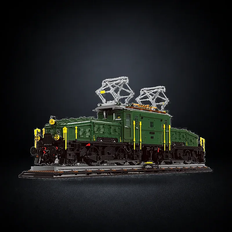 BlueBrixx Display Lokomotive Schweizer Krokodil