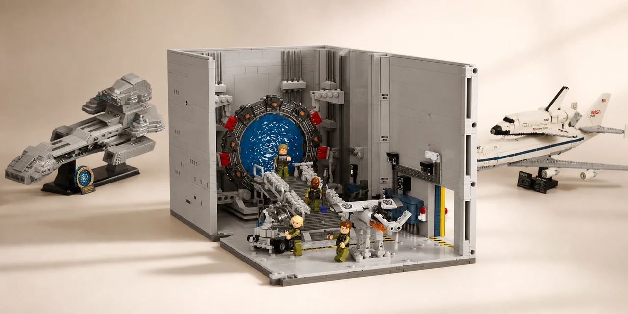 Klemmbaustein-Raumschiff und Weltraumstation, Testübersicht Themenwelt Sci-Fi