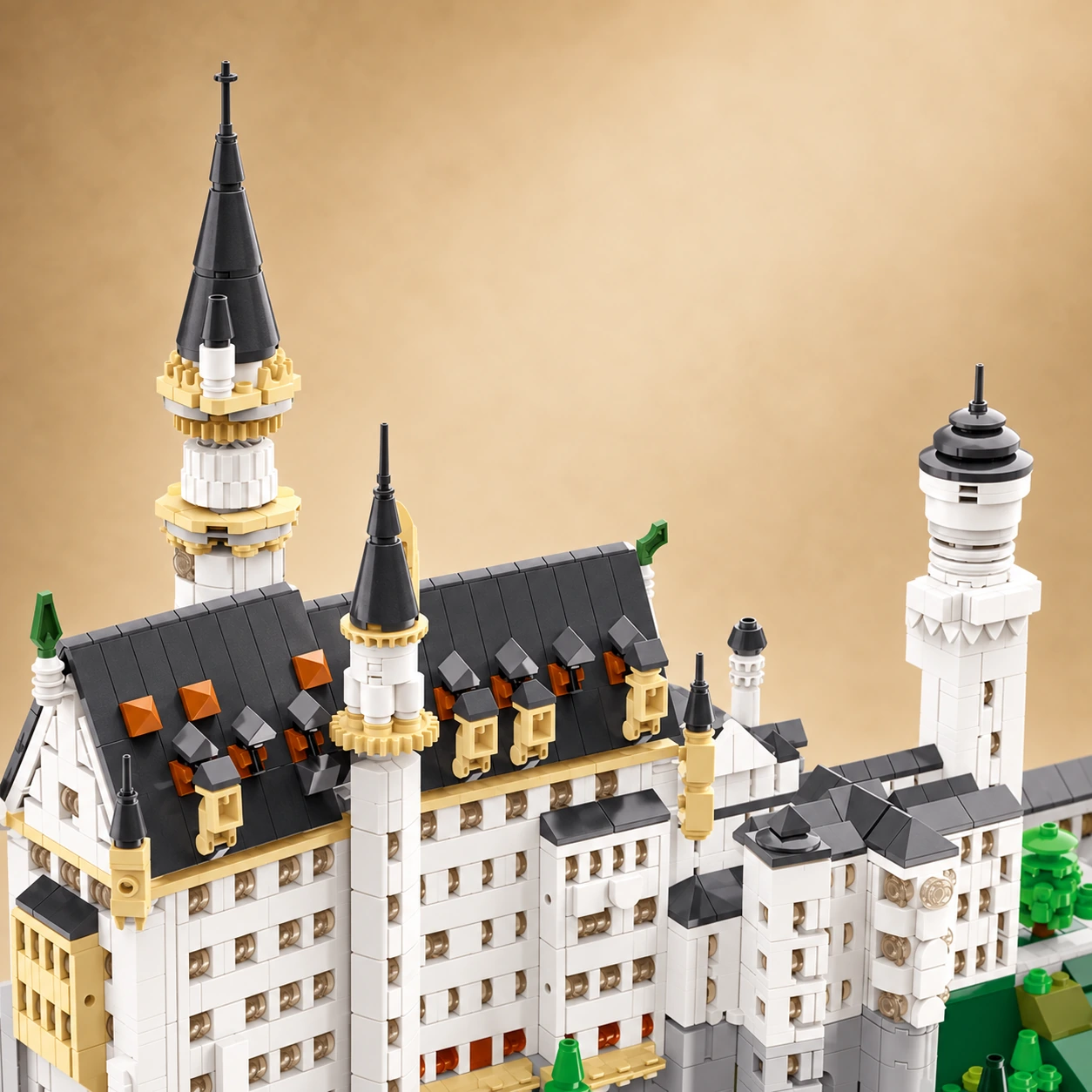 BlueBrixx Schloss Neuschwanstein M Türme und Dächer