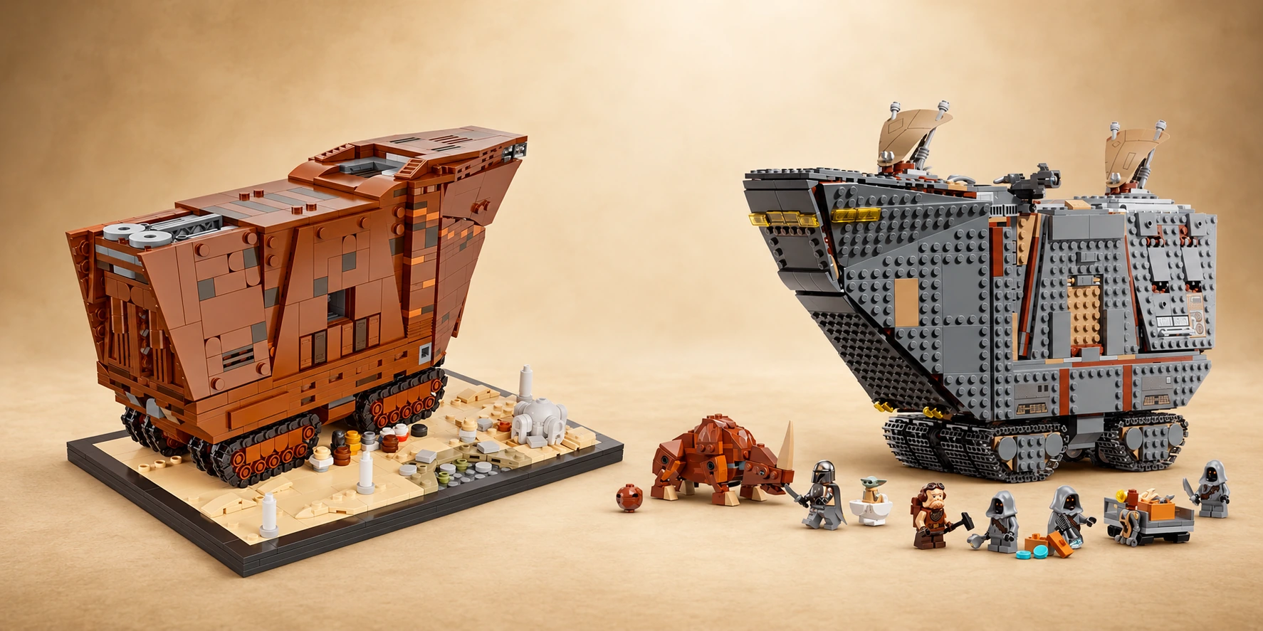 LEGO Sandcrawler Alternative: Modbrix vs LEGO