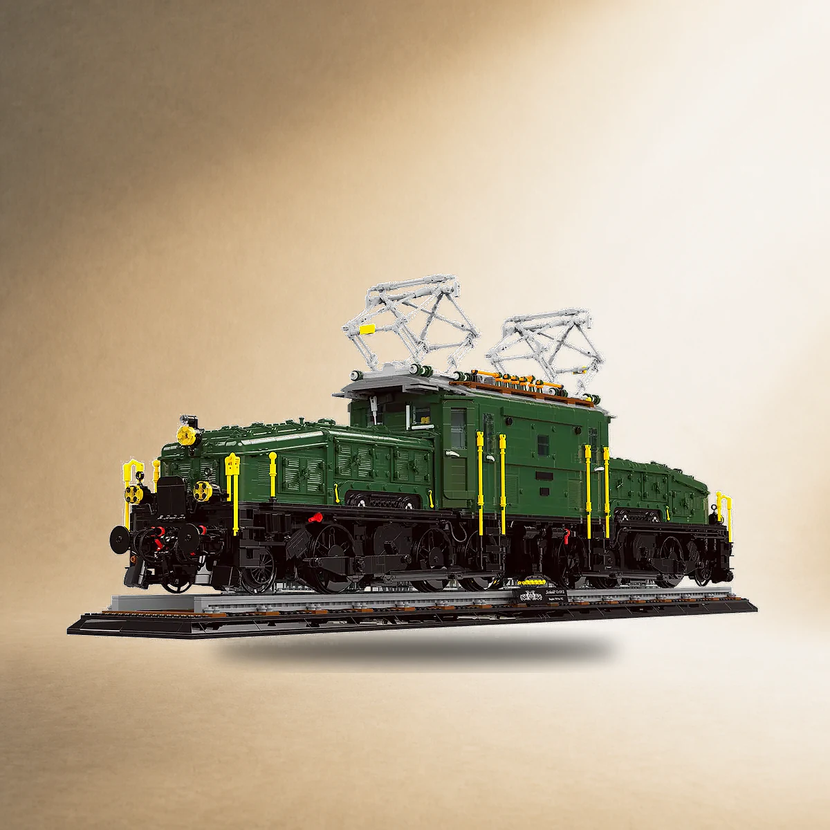 BlueBrixx Display Lokomotive Schweizer Krokodil