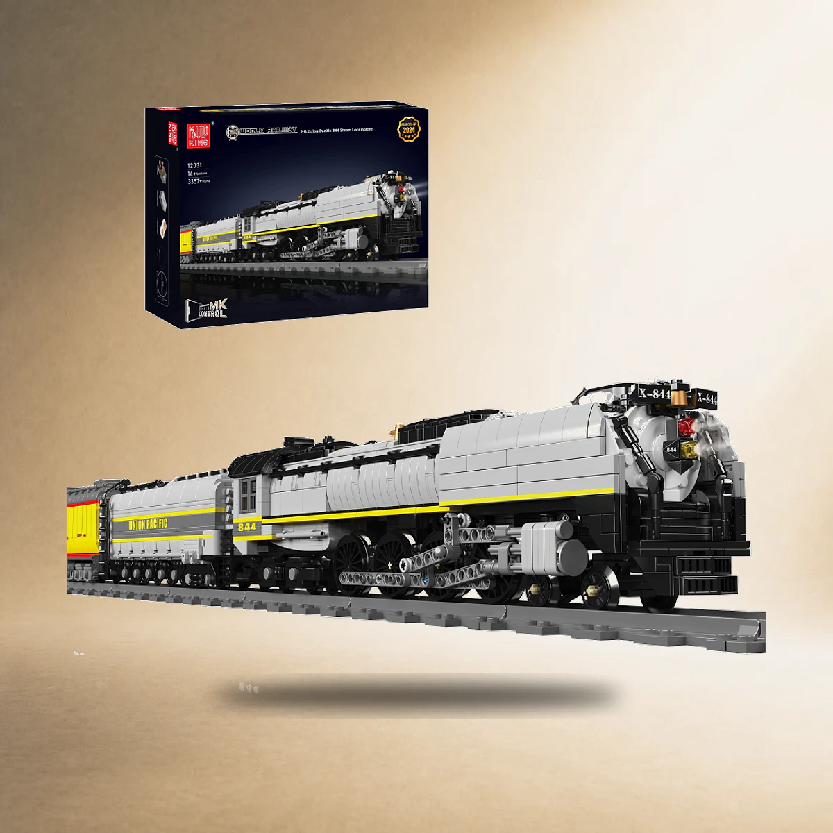 Mould King Union Pacific 844 Steam Locomotive